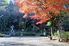 晩秋の片倉城跡公園