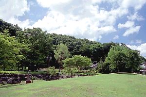 夏の片倉城跡公園