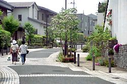 唐木田の住宅街