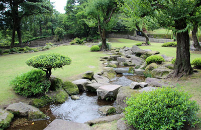 仙巌園／曲水の庭