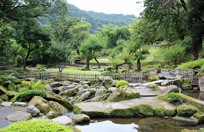 仙巌園／曲水の庭