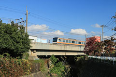 下和田橋から見る中央線